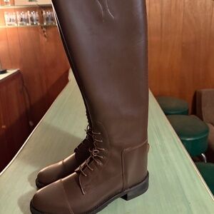 NWOT Womens Effingham Bond Boot CO Equestrian Brown Leather Boots  Size 5.5